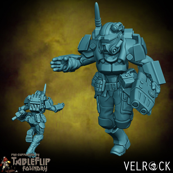Female Tempest Guardsmen Elite 5 (PRESUPPORTED)
