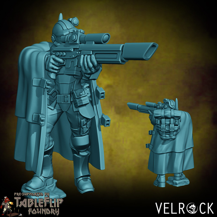 Female Tempest Guardsmen Elite 8 (PRESUPPORTED)