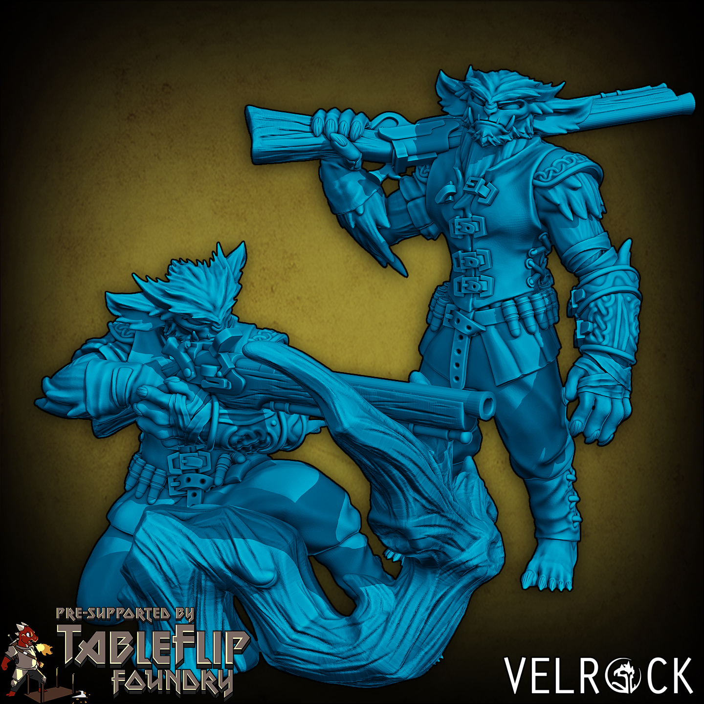 Male Bugbear Marksman 2 Poses (PRESUPPORTED)