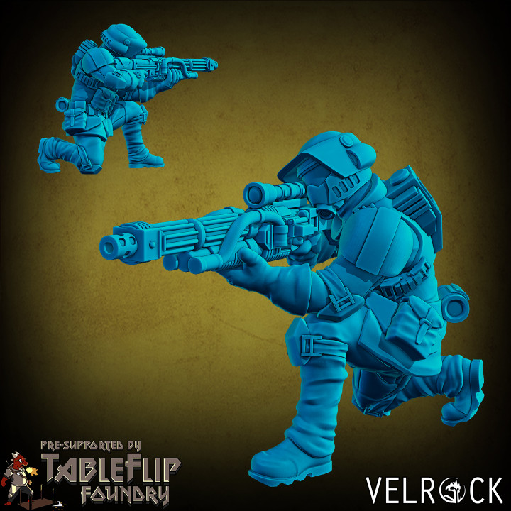 Imperial Remnant Scout Trooper 2 (PRESUPPORTED)
