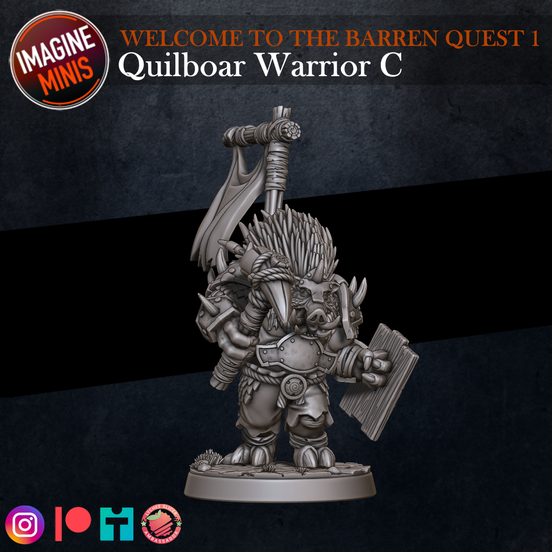 Welcome to the Barrens Quest 1 - Quilboar Warrior C