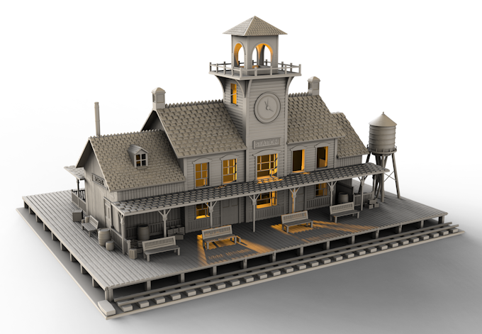 The Train Station of the Western Far West & the American Civil War