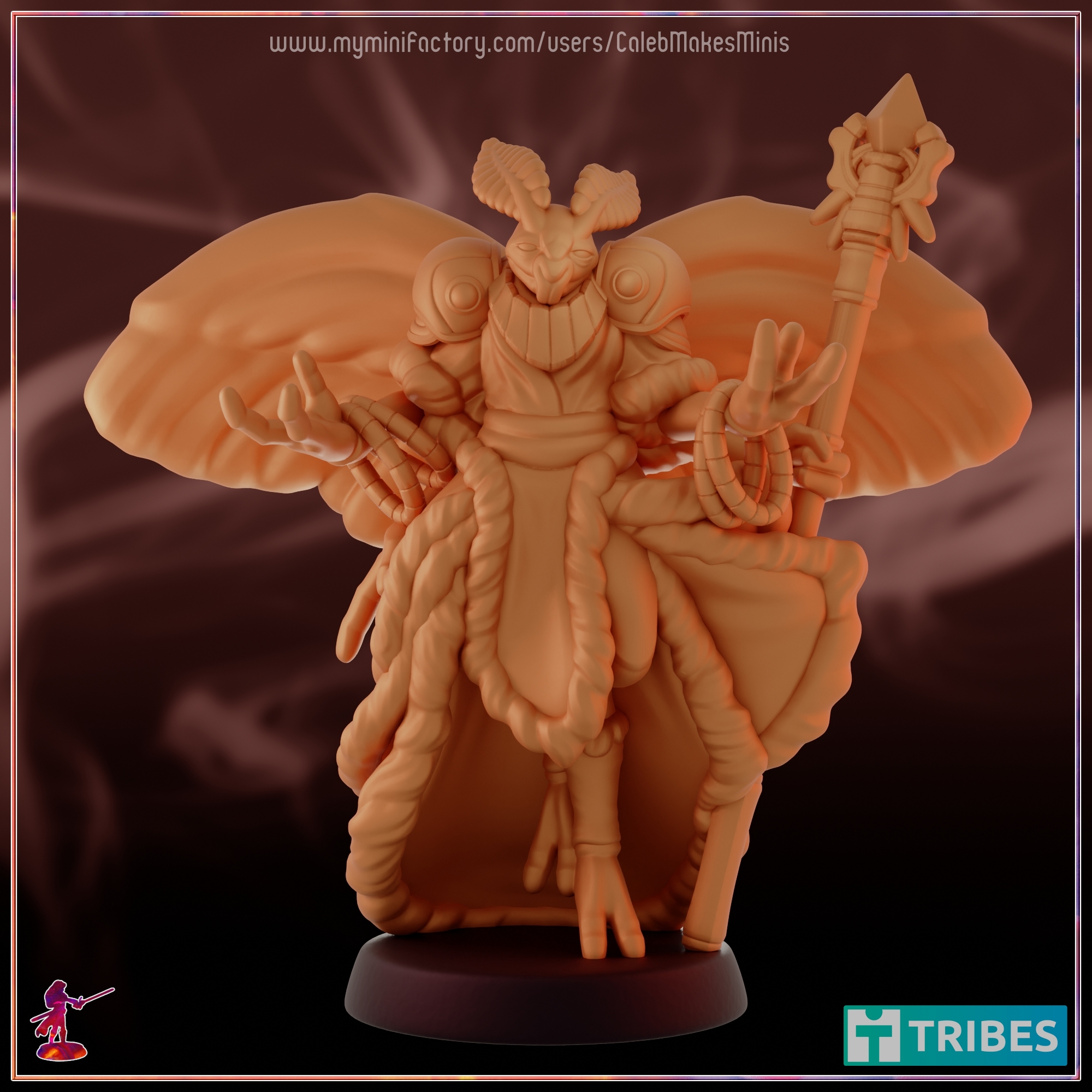 "Adrek" the Soothsayer [PRE-SUPPORTED] | Mothfolk Series
