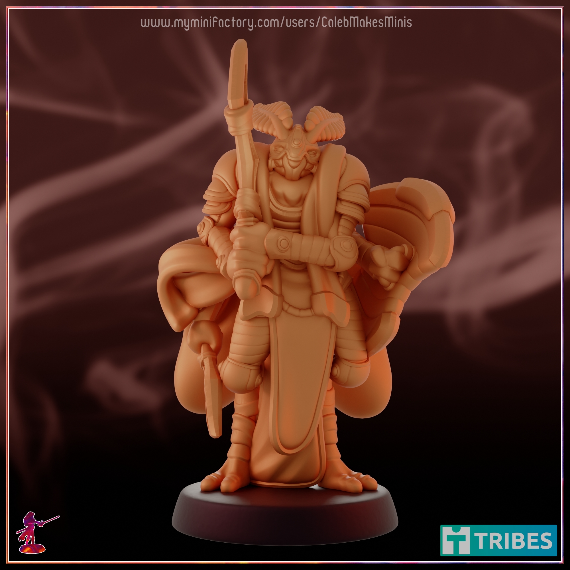 "Vadek" the Blademaster [PRE-SUPPORTED] | Mothfolk Series
