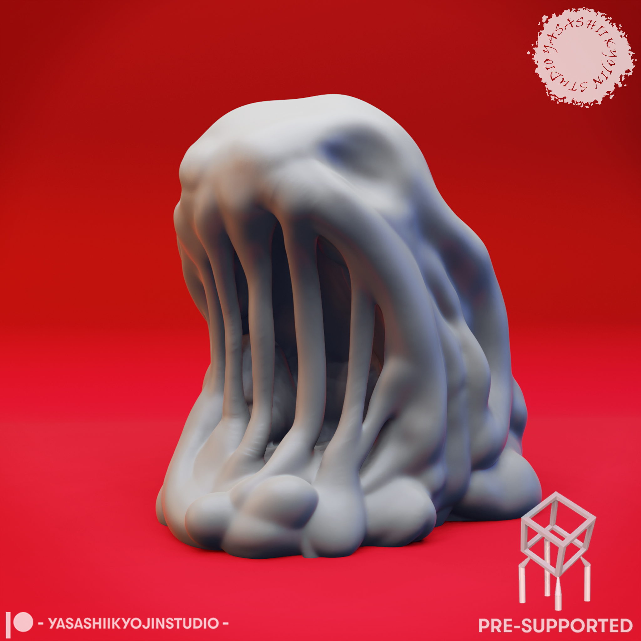 Ochre Jellie Mouther - Tabletop Miniature (Pre-Supported)
