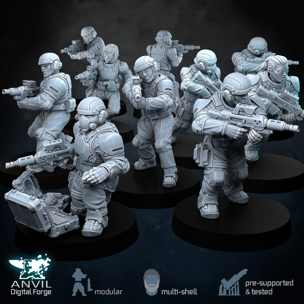 Cyberpunk Special Operatives - Anvil Digital Forge August 2024