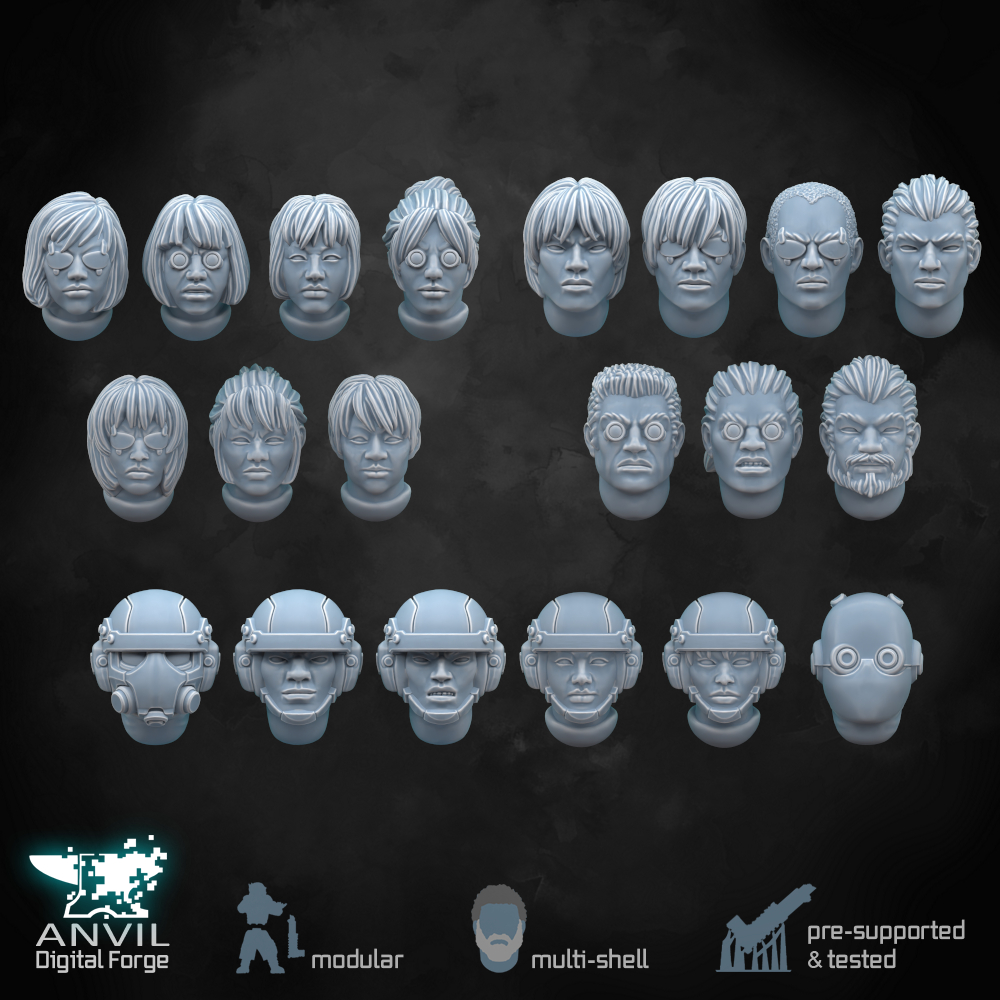 CSpec Operative Heads - Anvil Digital Forge