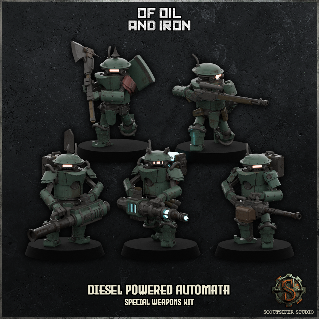 Diesel Powered Automata - Special Weapons Kit