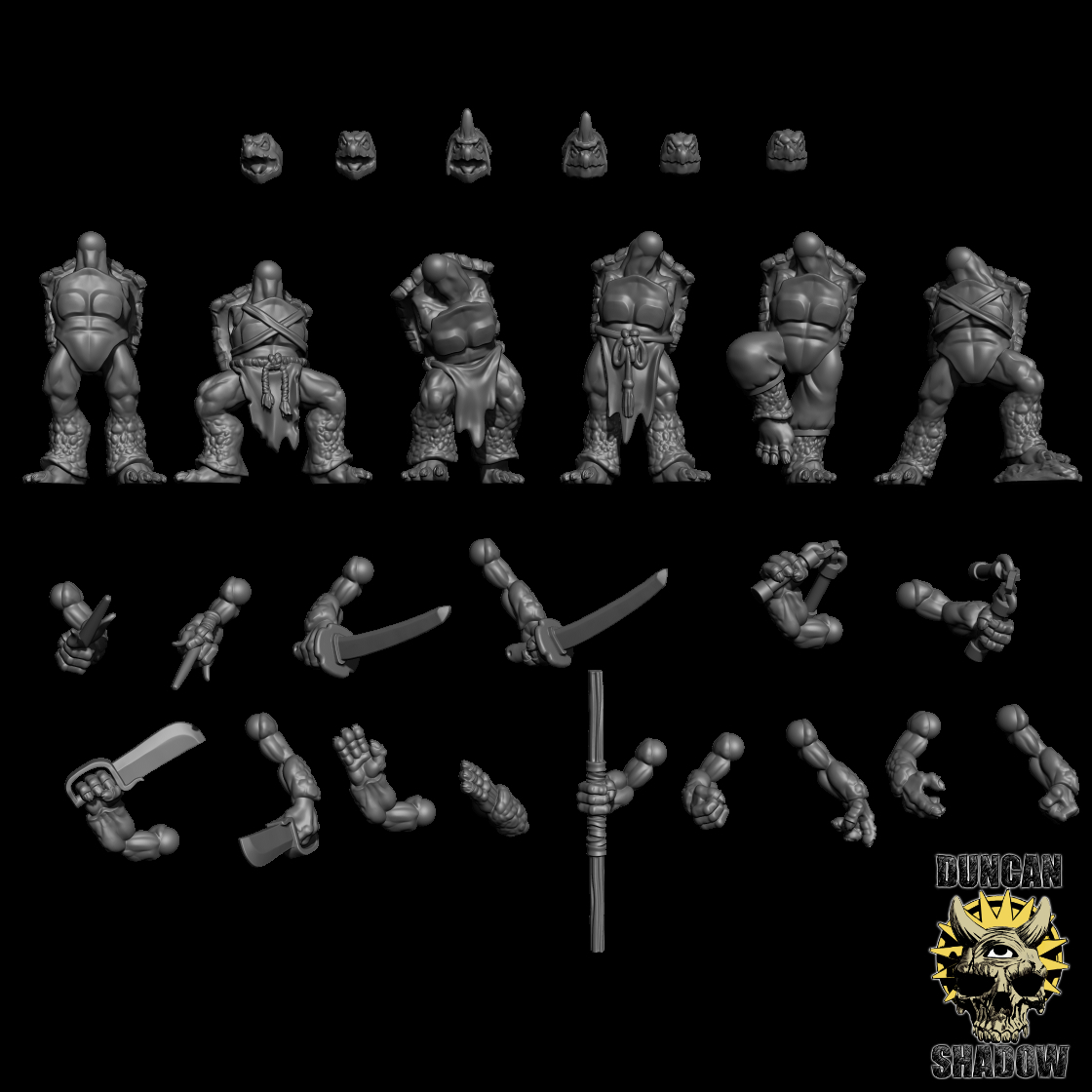Tortles Multipart Kit (Pre Supported) (S)