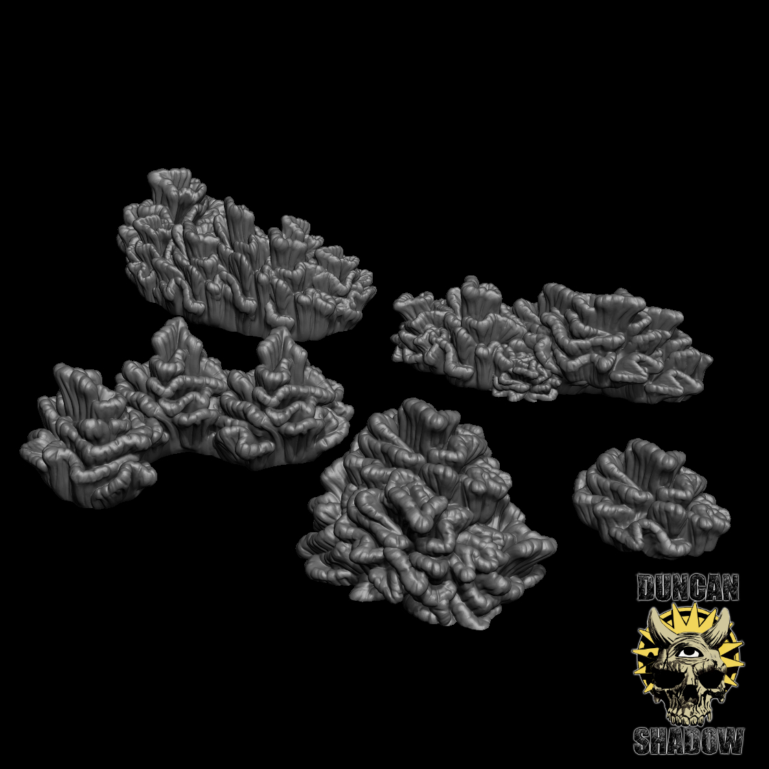 Fantasy Shrubs Terrain SupportFree
