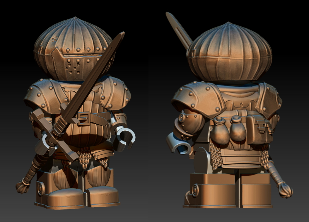 SEIGWARD\SIEGMEYER FROM DARK SOULS LEGO CUSTOM SET