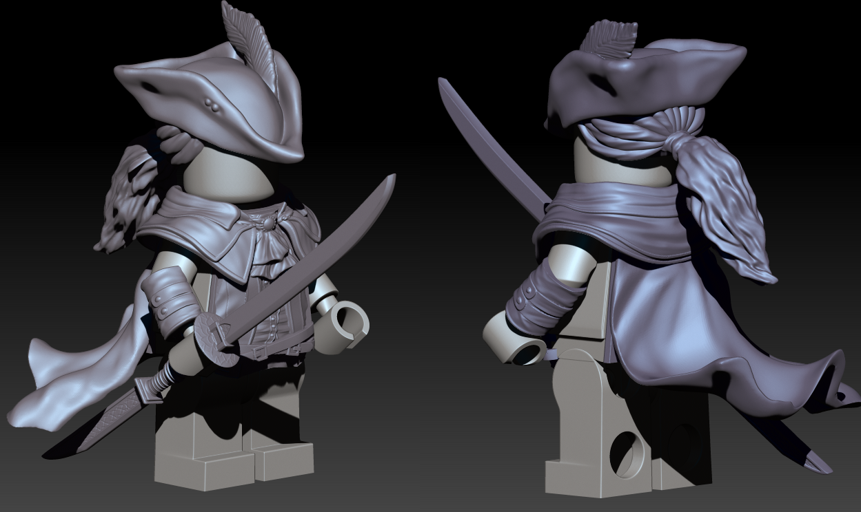 MARIA FROM BLOODBORNE LEGO CUSTOM SET