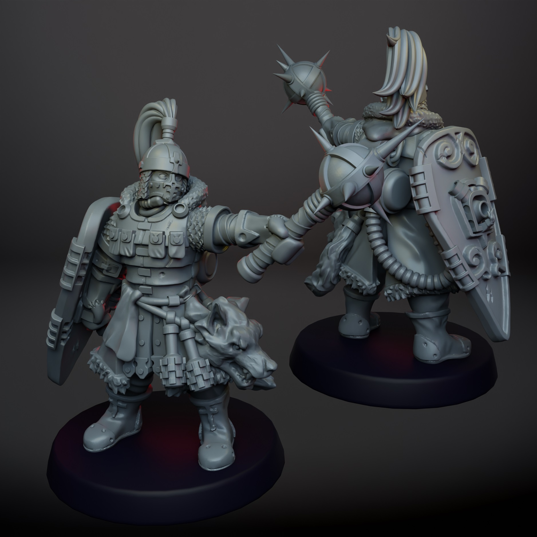 Slavic trench fighter