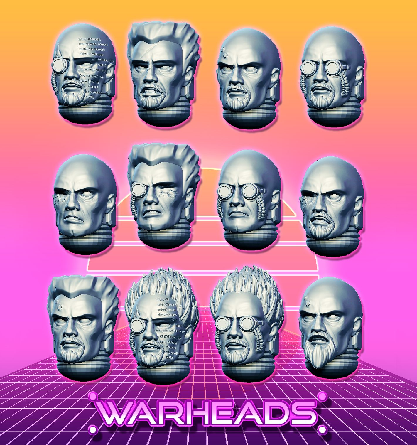 Warriors of the Universe! - 51 x Heads