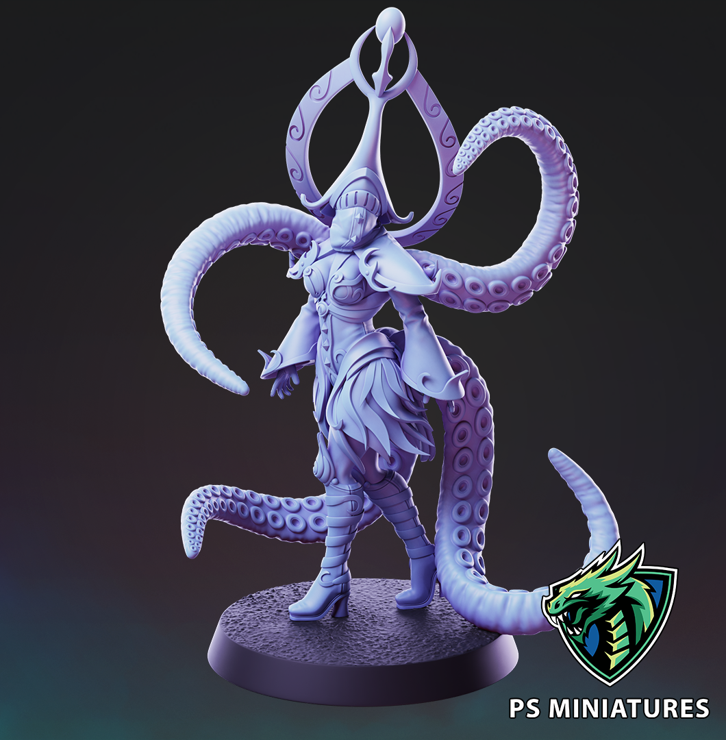 Elf Eldritch Cultist - Pose 2 + Pinups