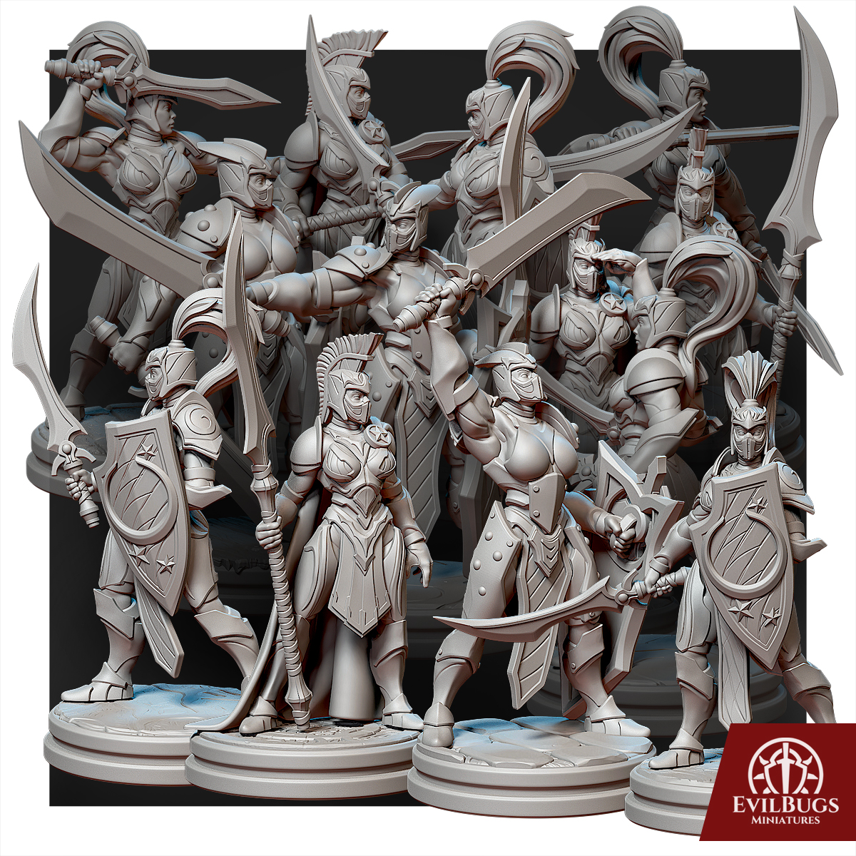 Guardian Knights Sisters Squad + Bases