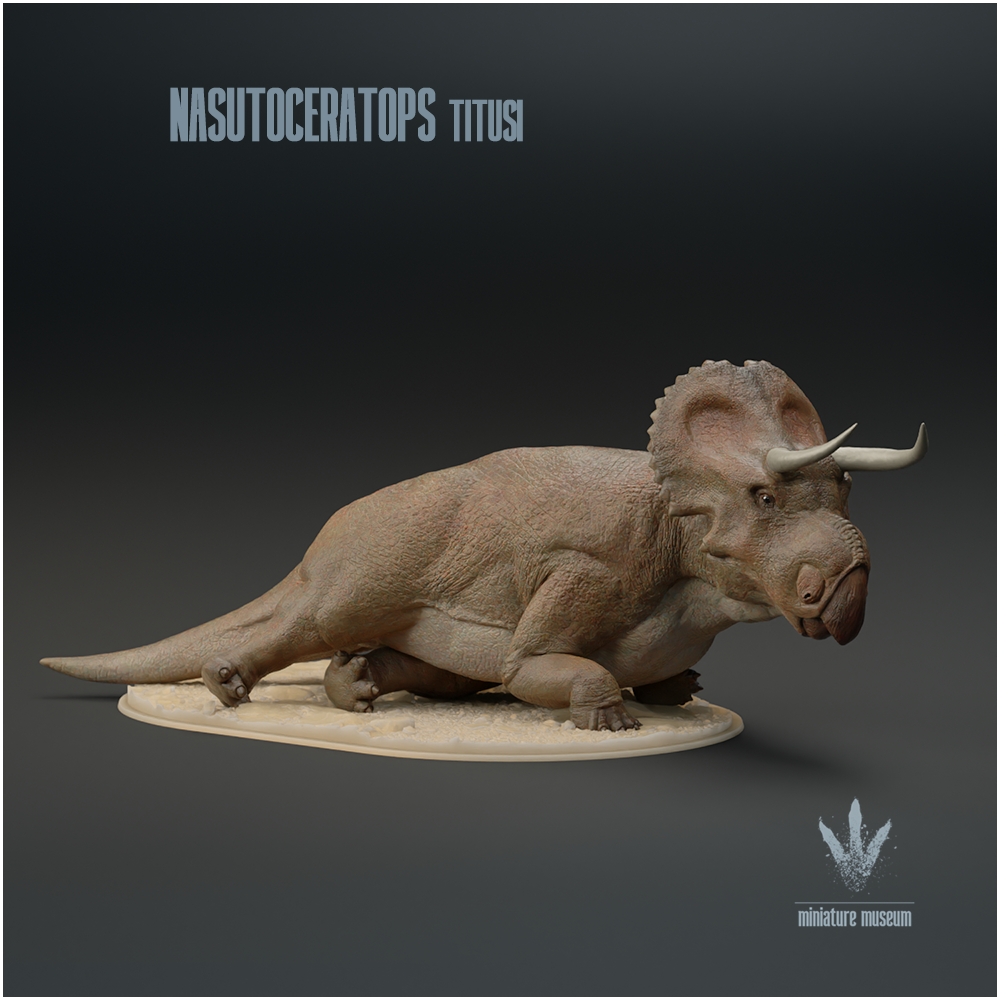 Nasutoceratops titusi : Sitting