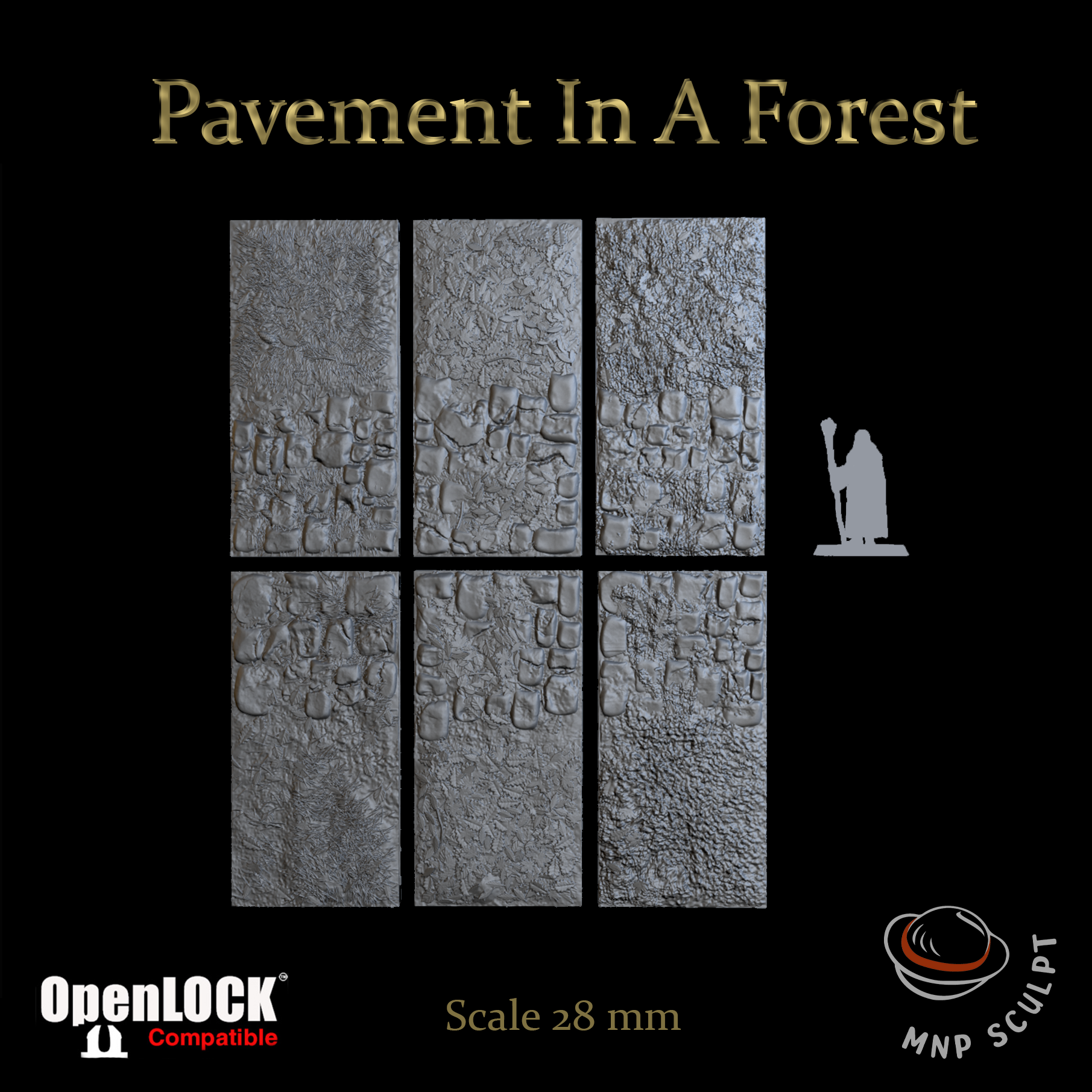 Pavement In A Forest