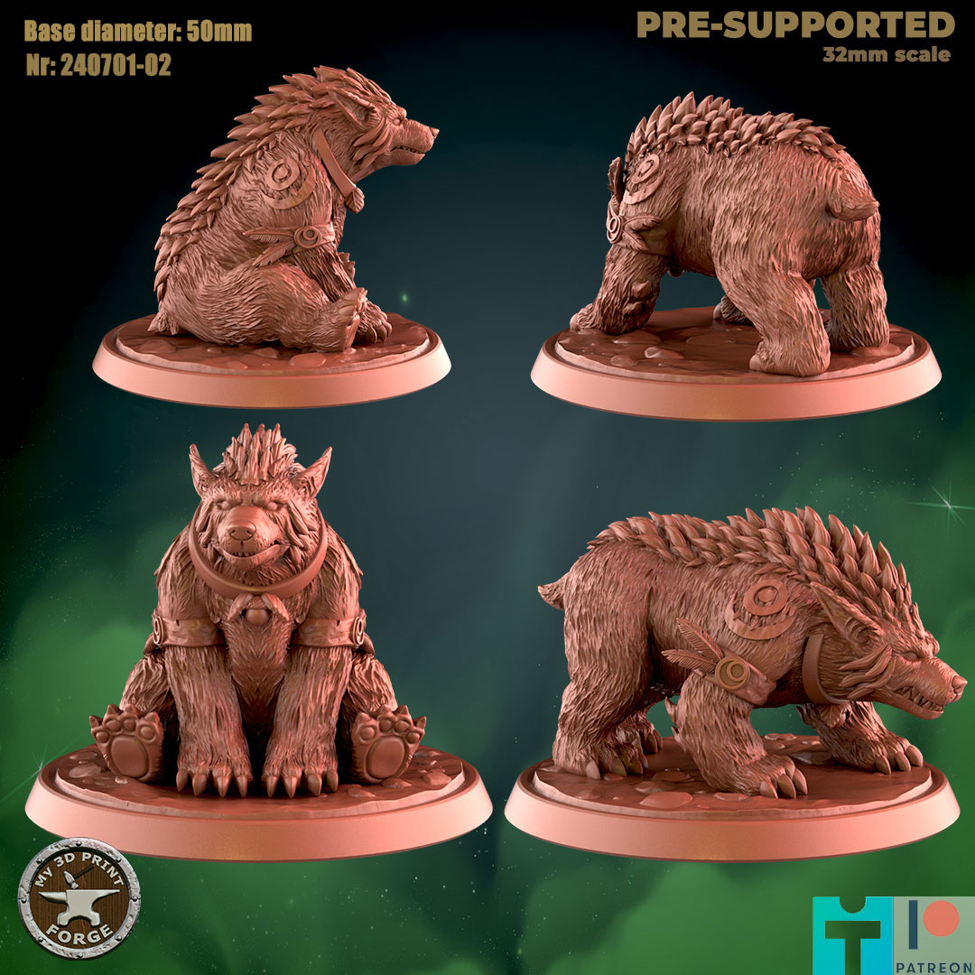 Druid Bear Form NE Two Models