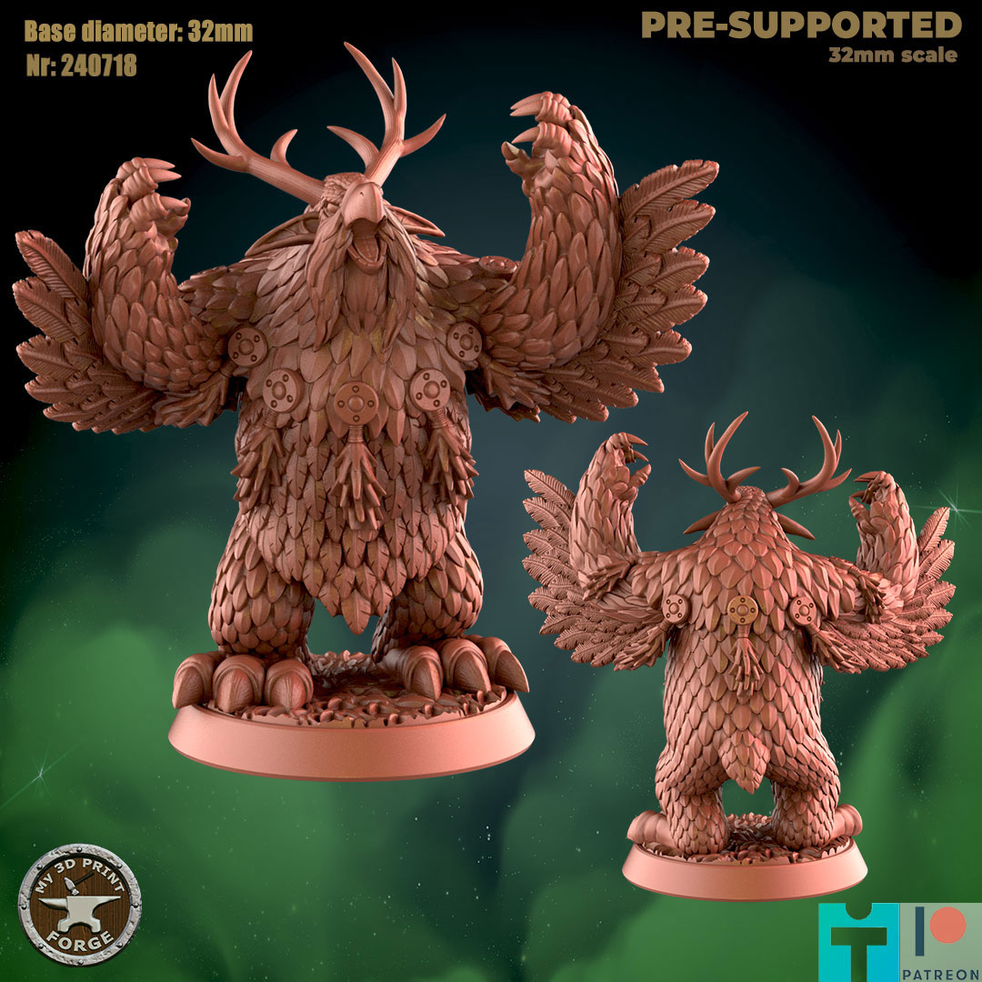 Druid Owlbear NE Attack