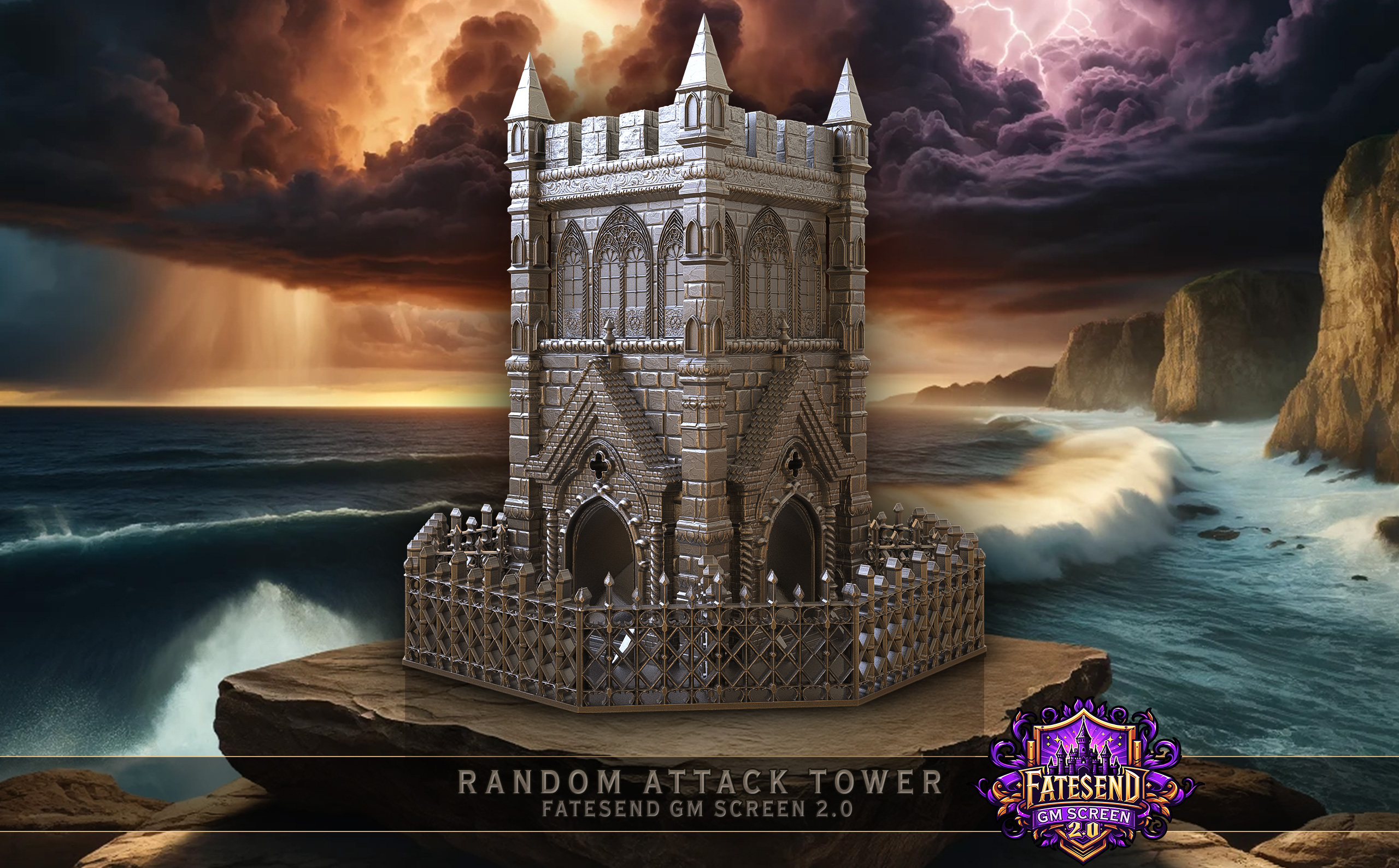 Random Attack Dice Tower