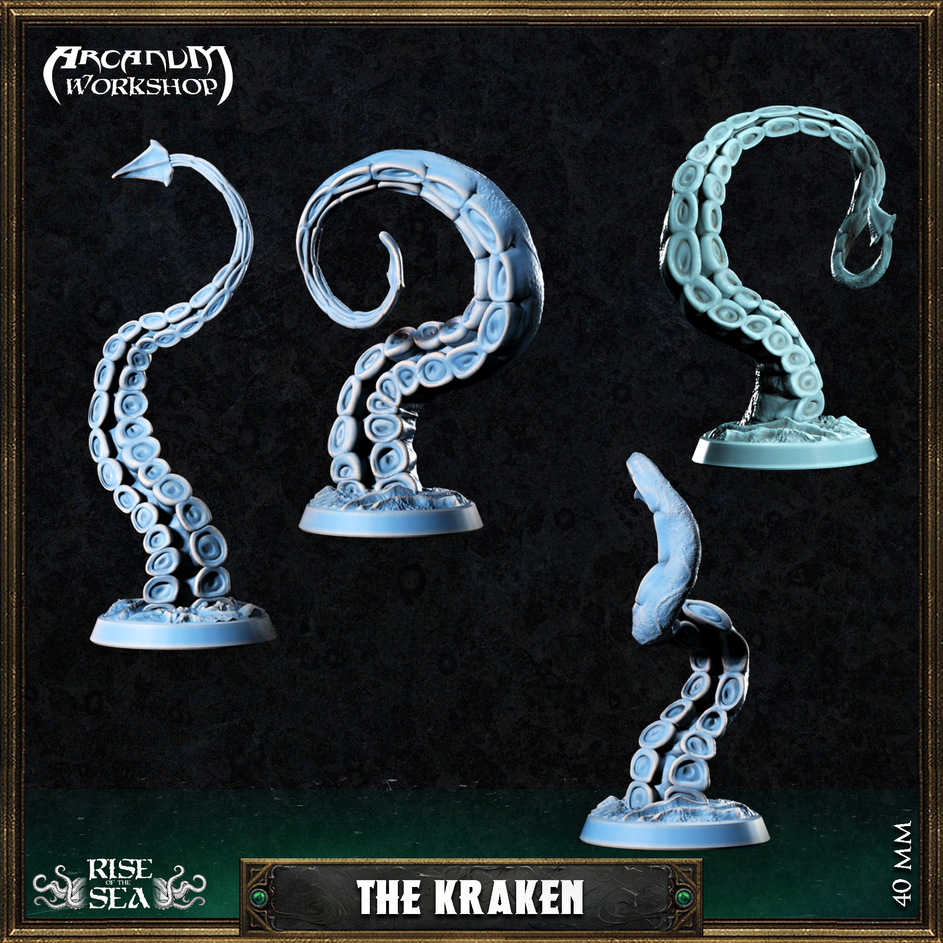 Kraken Tentacles 40 mm (only tentacles)