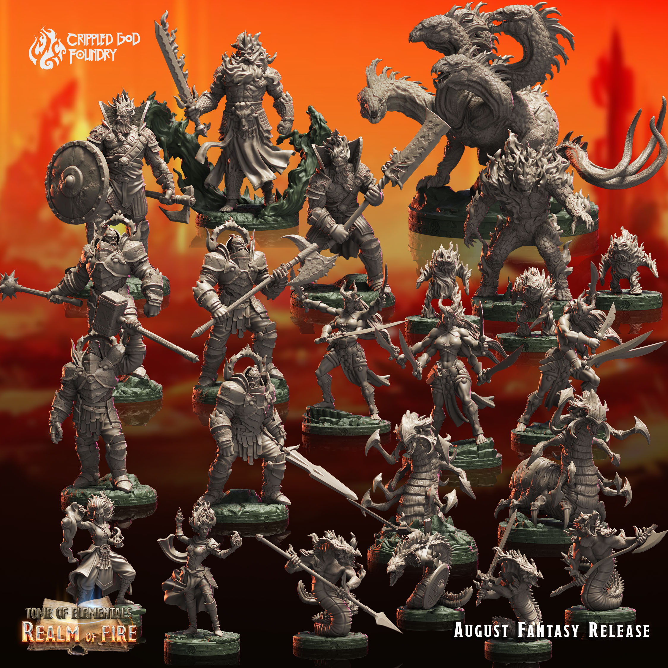 Tome of Elementals: Realm of Fire ~ August '24 Fantasy Bundle