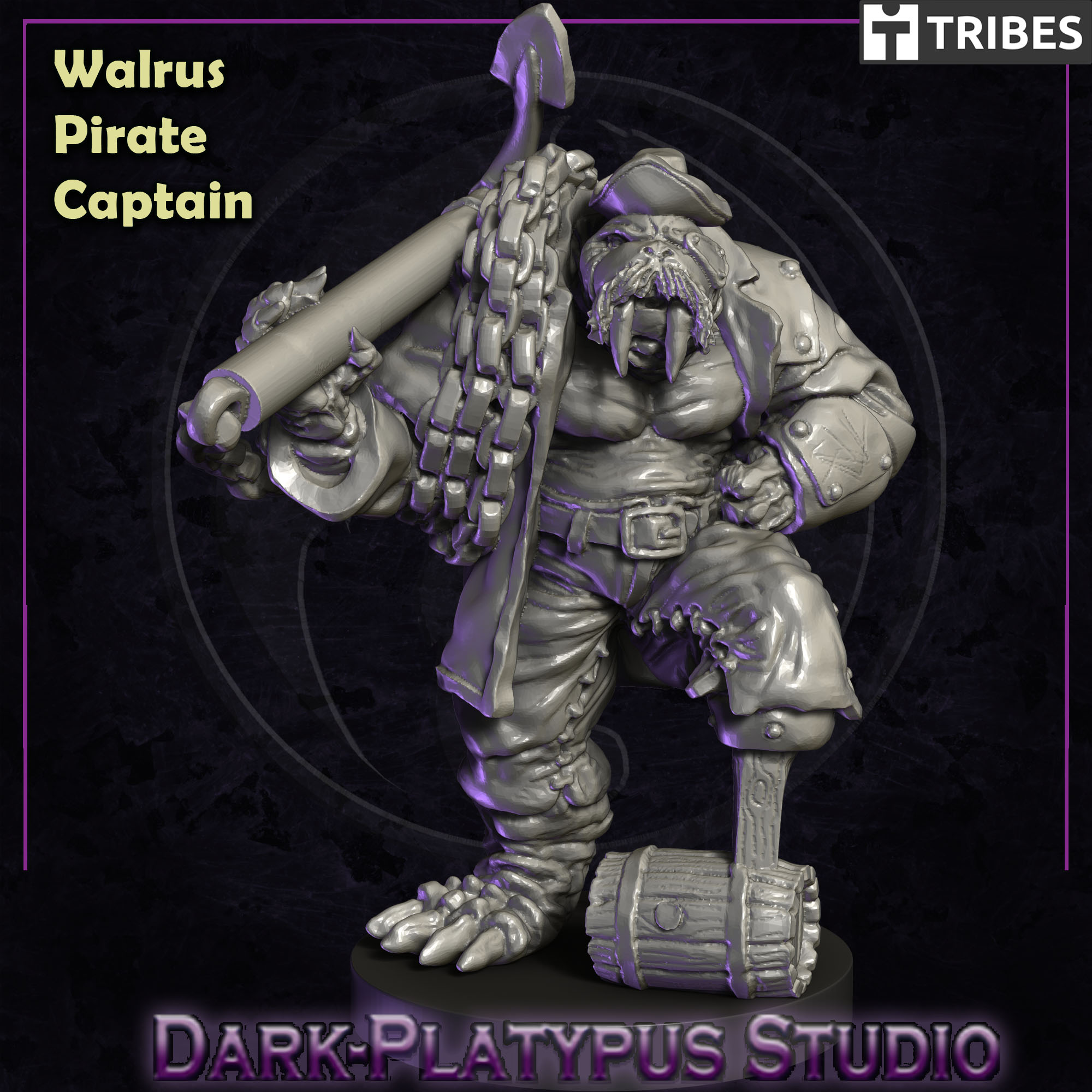 WALRUS PIRATE CAPTAIN