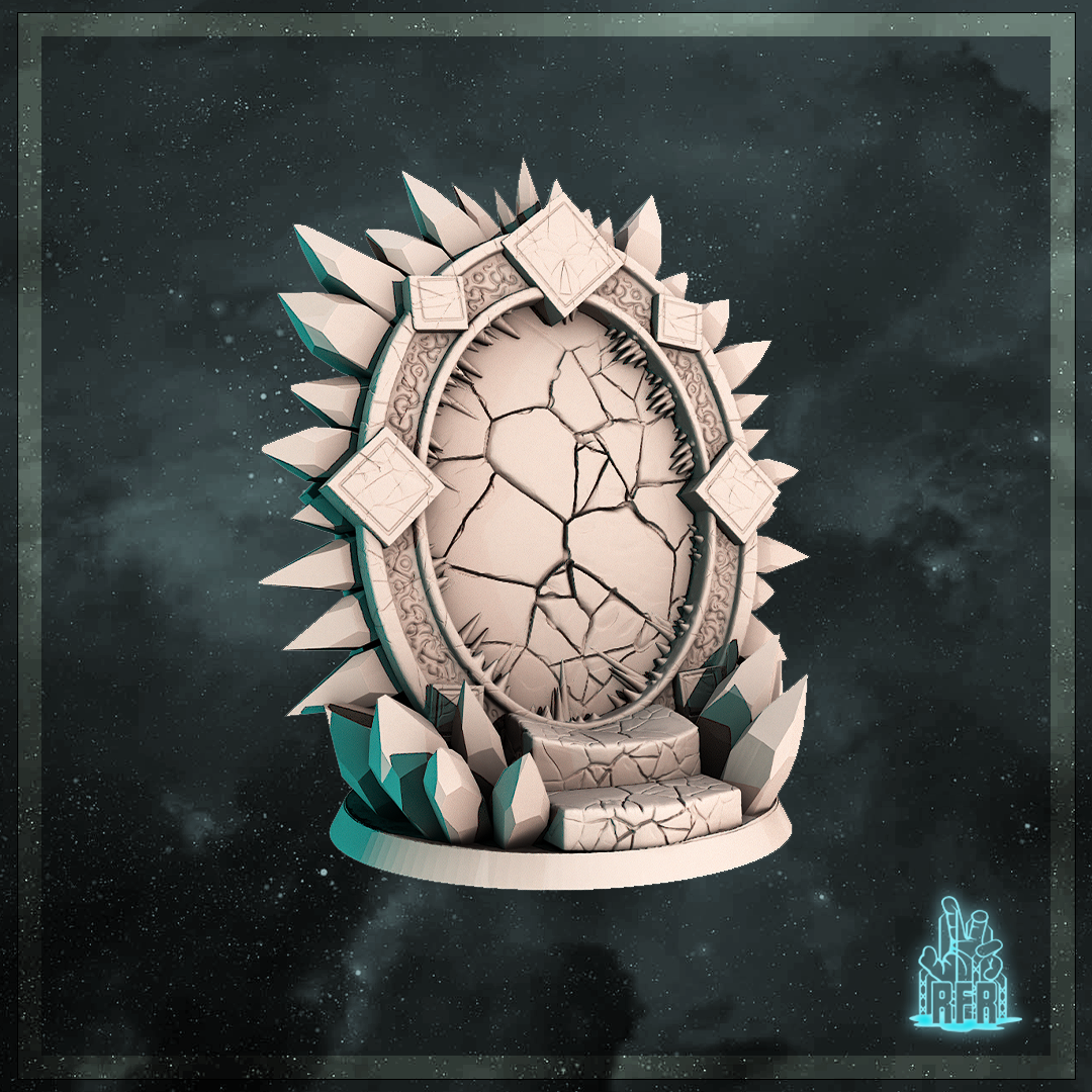 Glacial Gate - Tabletop scatter miniature (Pre-Supported)