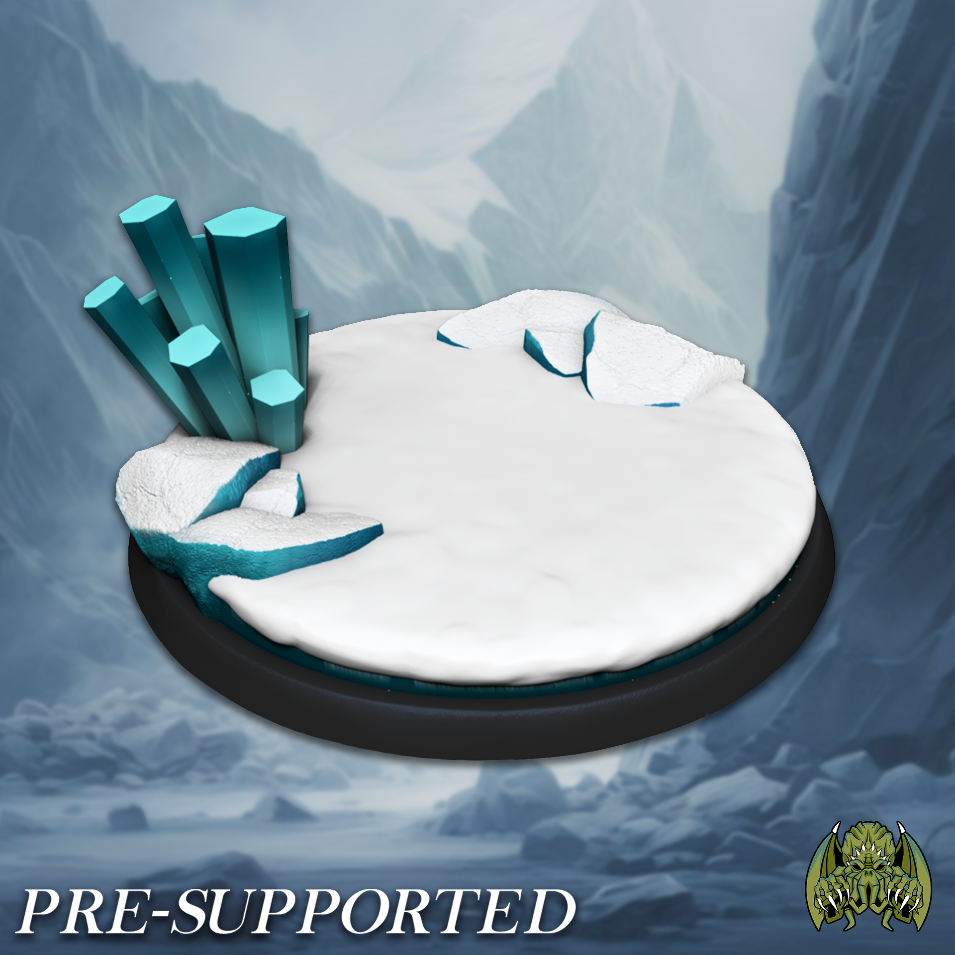 Artic Base 25mm [PRE-SUPPORTED] Frost Snow Floor