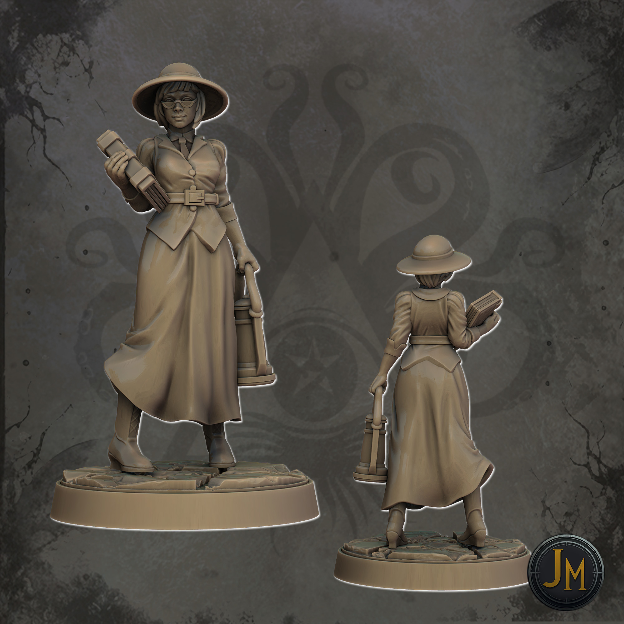 Female Cthulhu Investigator 01