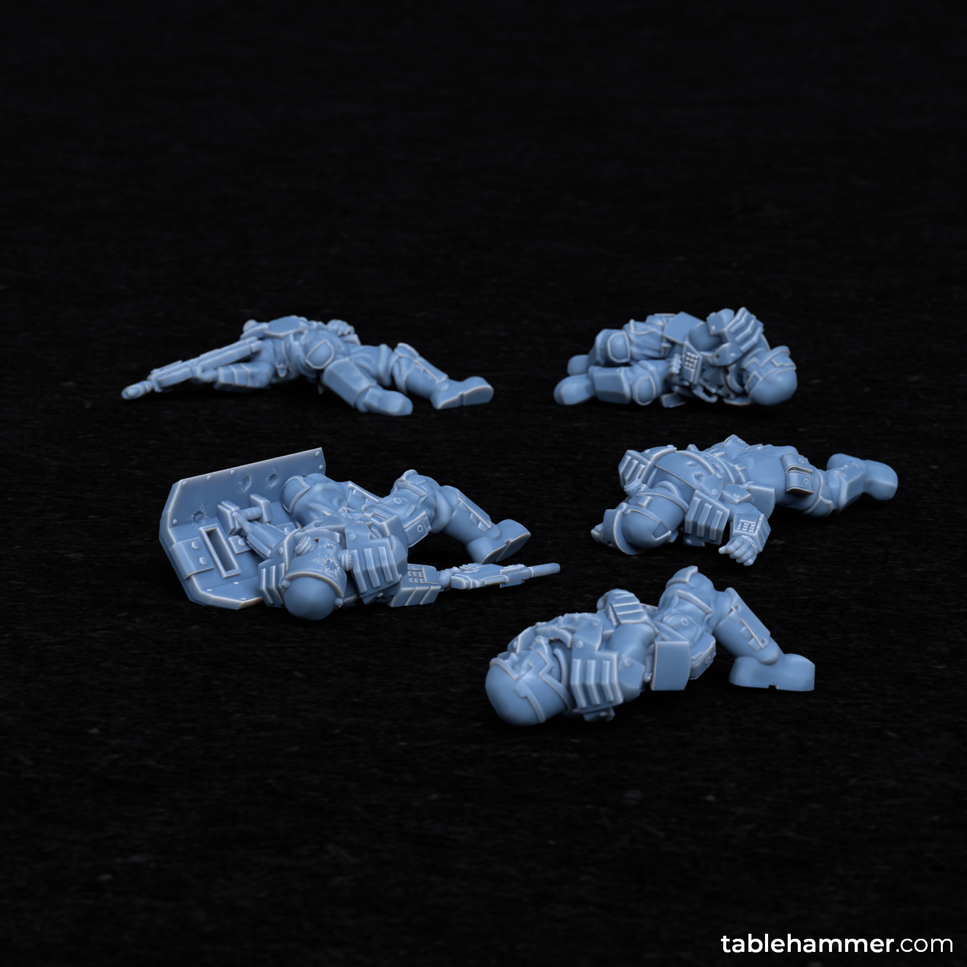Security staff casualties - gore corpses for scenery