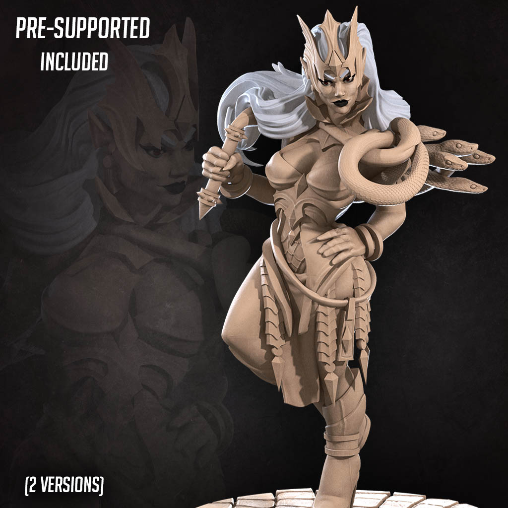 Kendall, Drow Mistress (2 Versions)