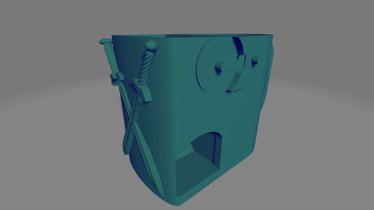 Soda Can Mug, Dice Tower, HP Tracker