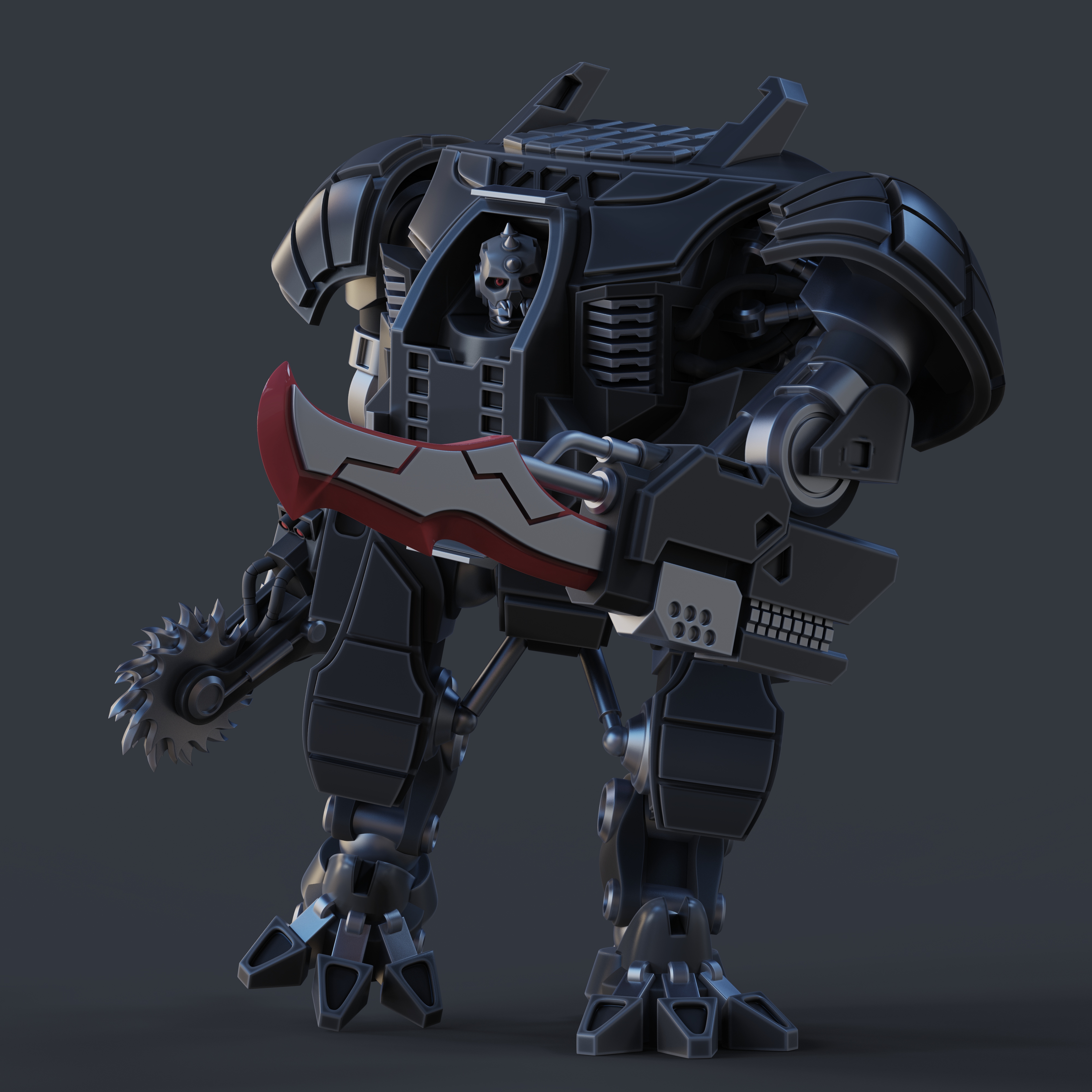 Syntharii Hulks (3 Posable Mechs)