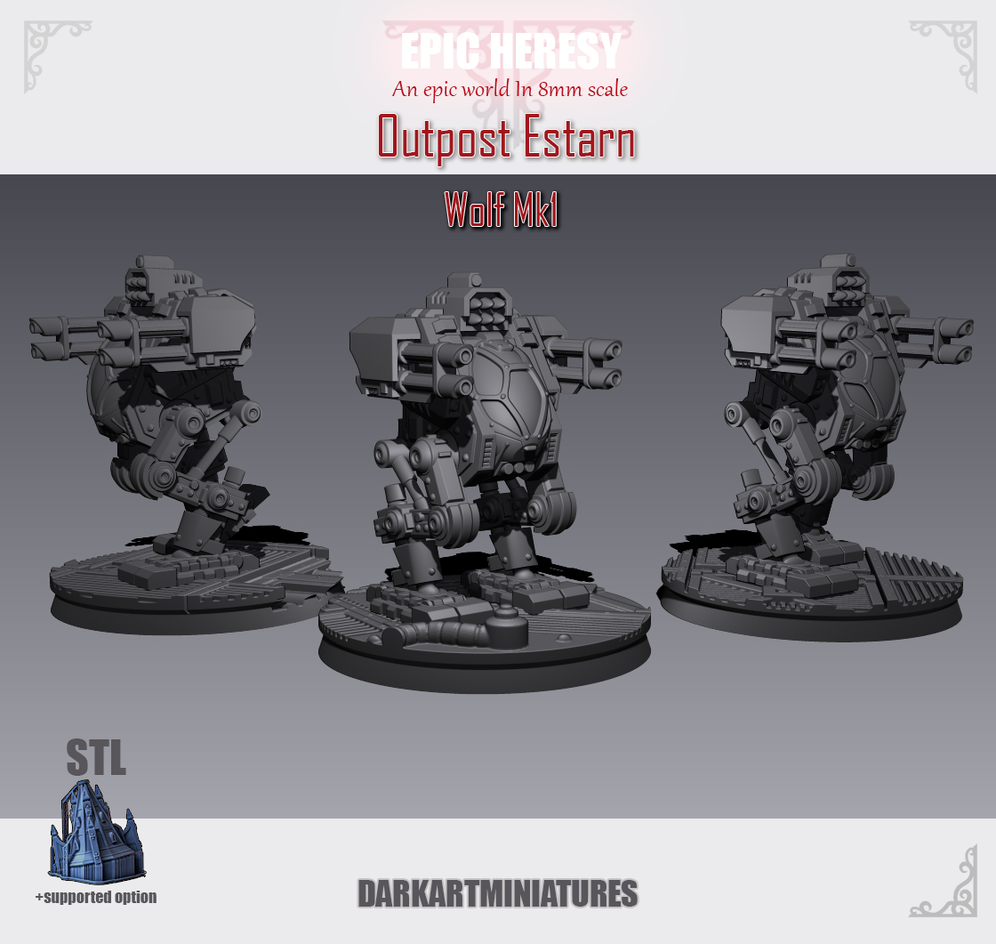 Outpost Estarn: Wolf Mk1 Mech Unit