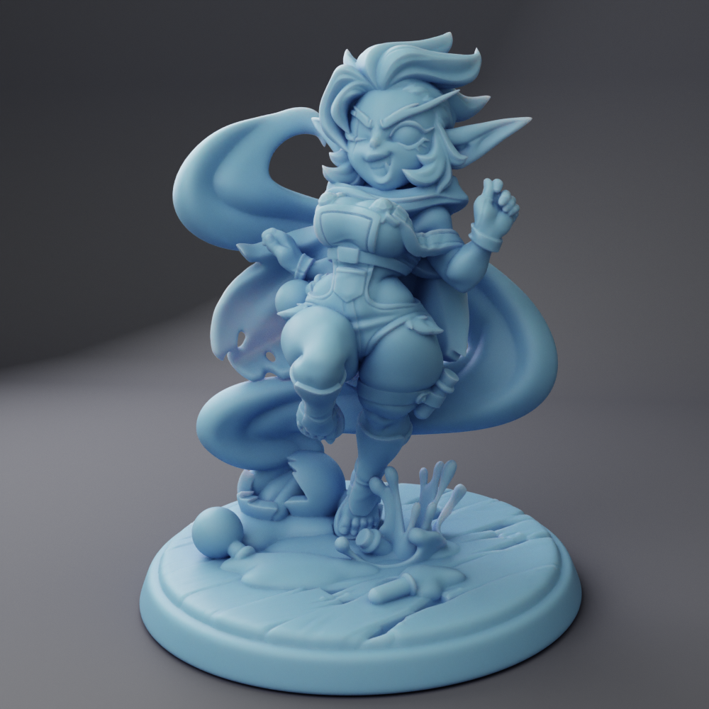 Goldie the Goblin - Reforged Edition ( Female Goblin Artificer / Alchemist / Fighter )