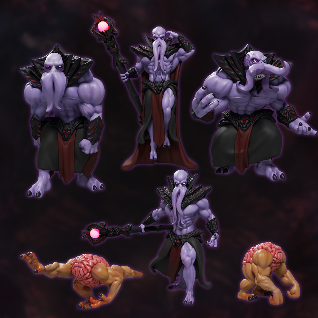 Muscular mindflayer pack