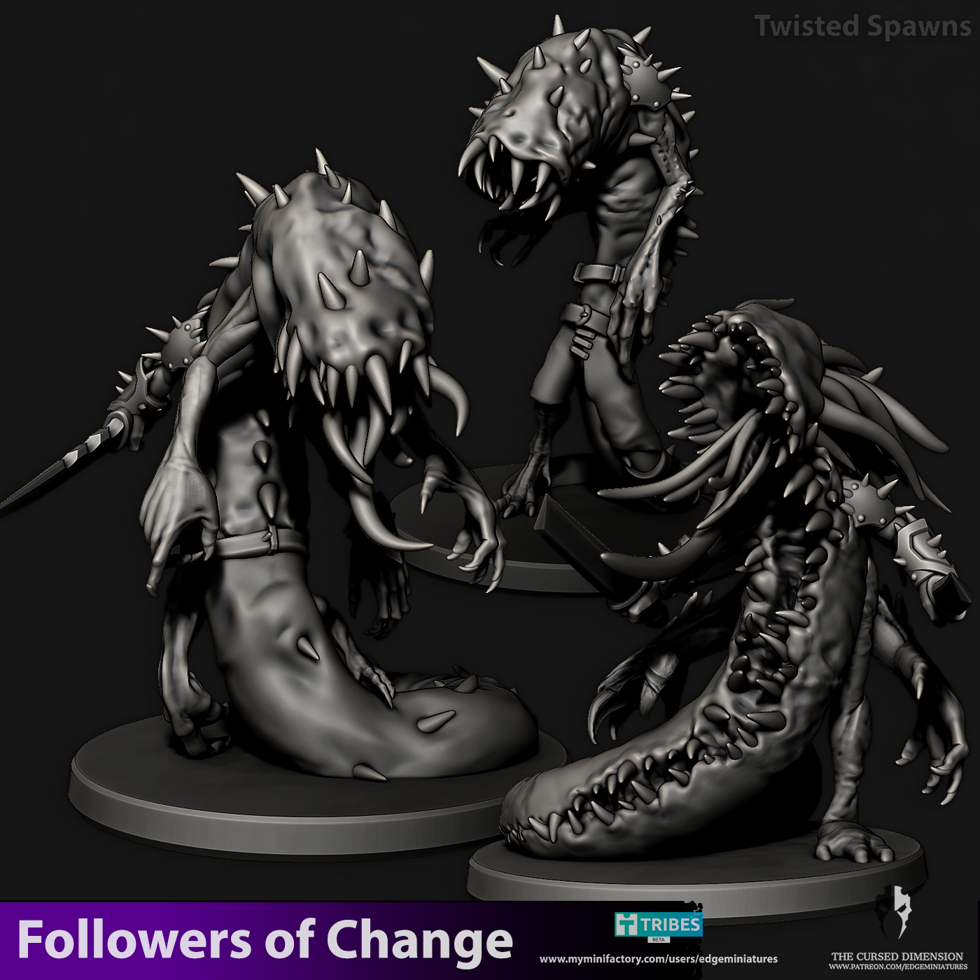 Twisted Spawns - Followers of Change - 28mm