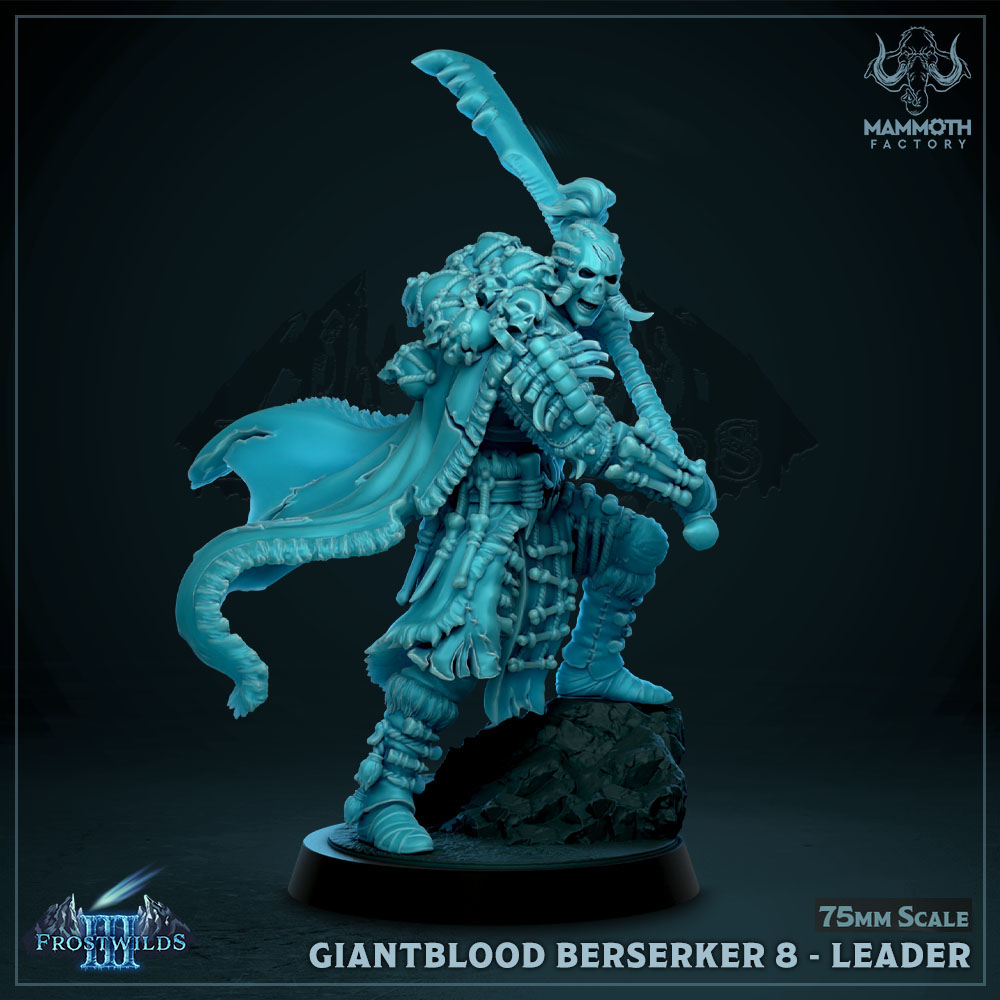 Giantblood Berserker Leader - 75mm Scale Display Version