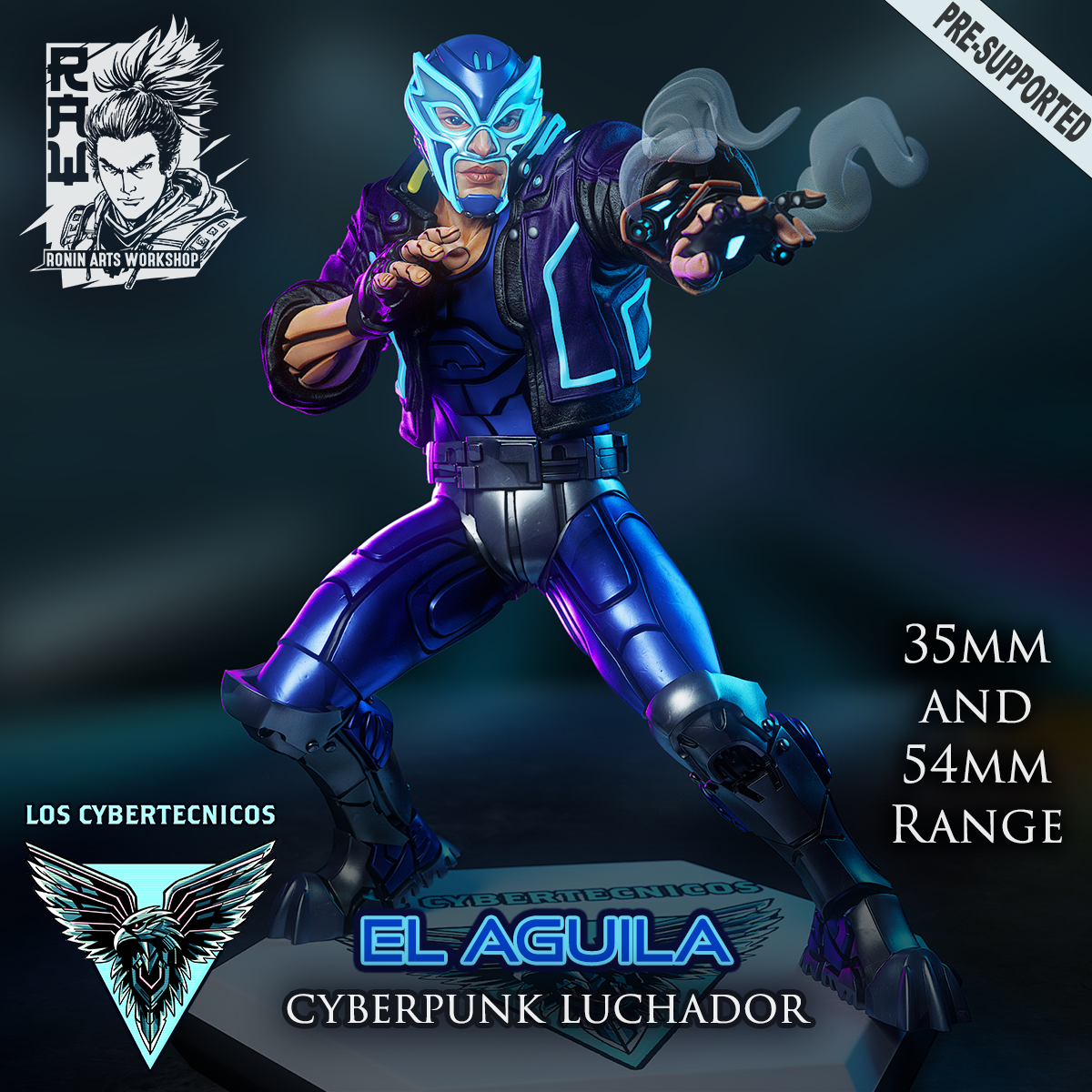 El Aguila - Cyberpunk Luchador