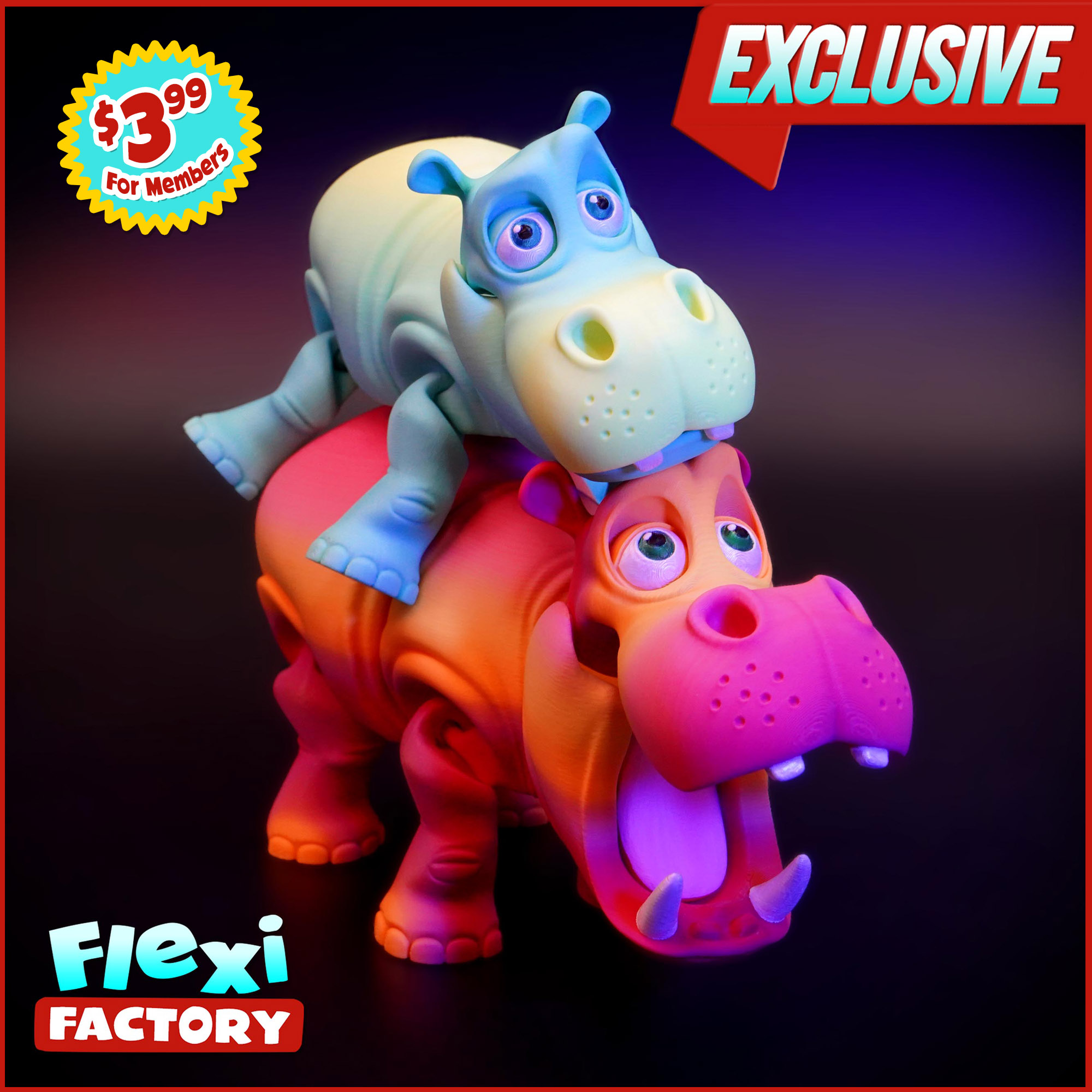 Exclusive: Flexi Factory Hippo