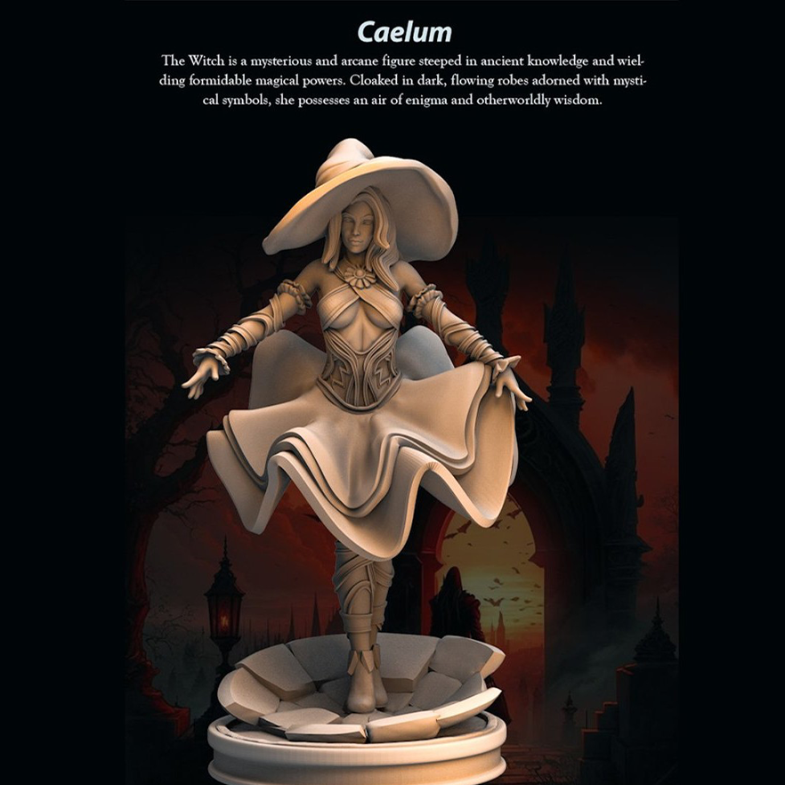Arcane Witch Caelum - Arcane Witch - 75mm