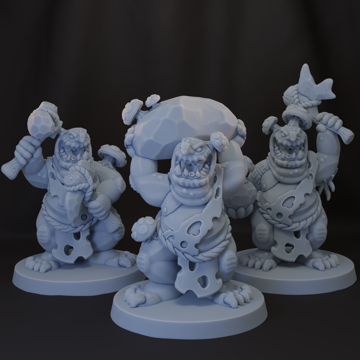 Red Rock Shroom Trolls