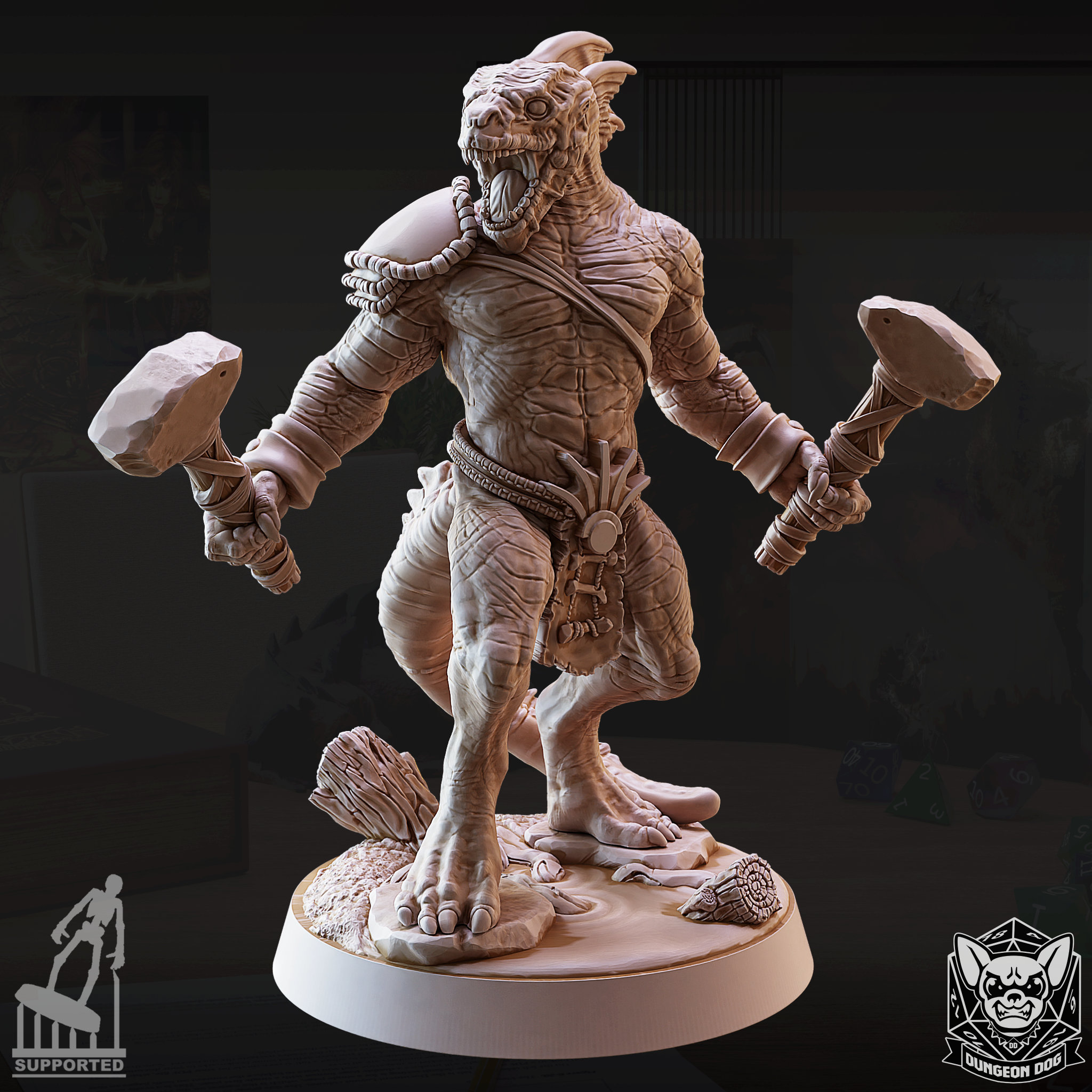 Lizard Folk - C [Lizardfolk, Lizard Humanoid]