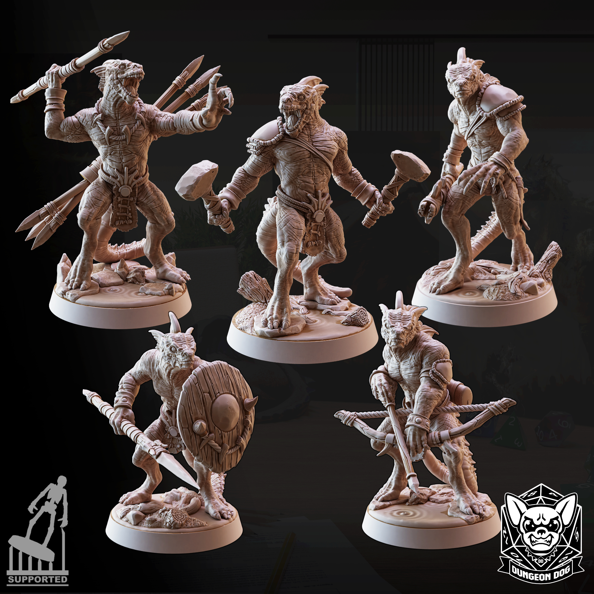 Lizard Folk Bundle [Lizardfolk, Lizard Humanoid]