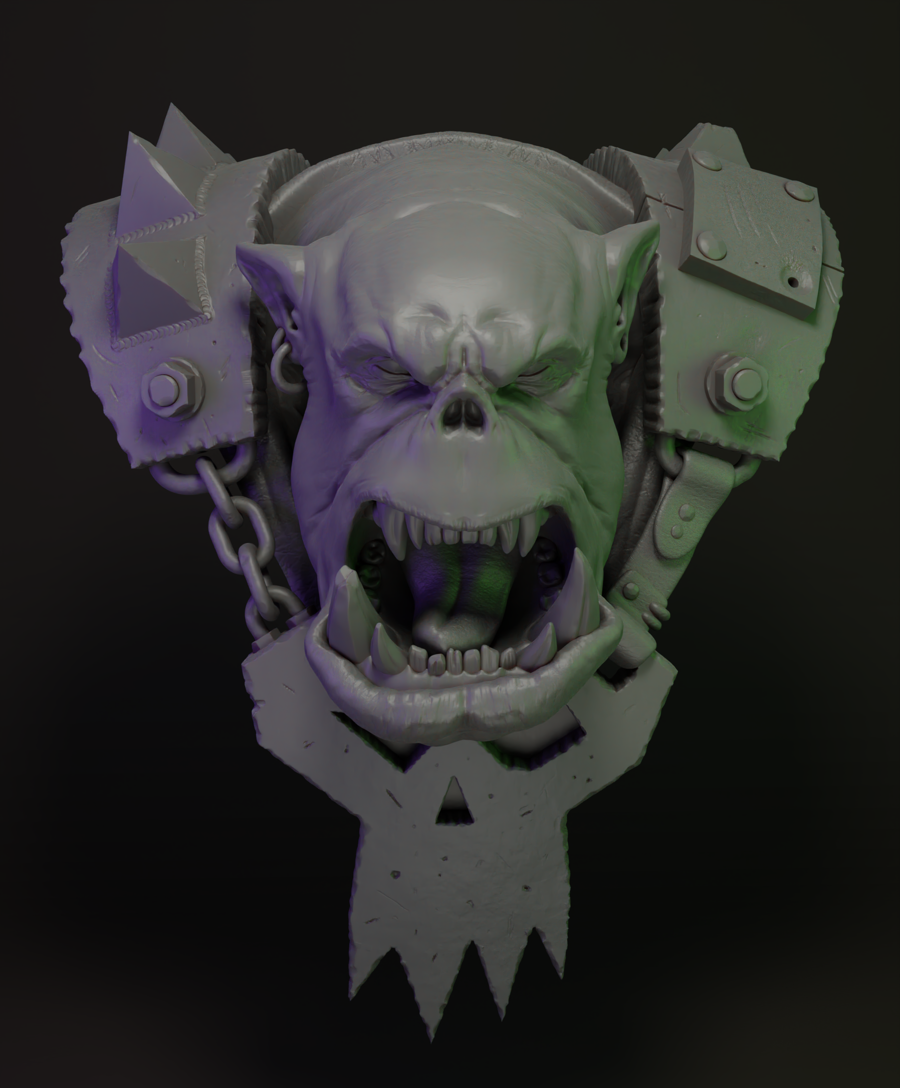 Space Ork Bust