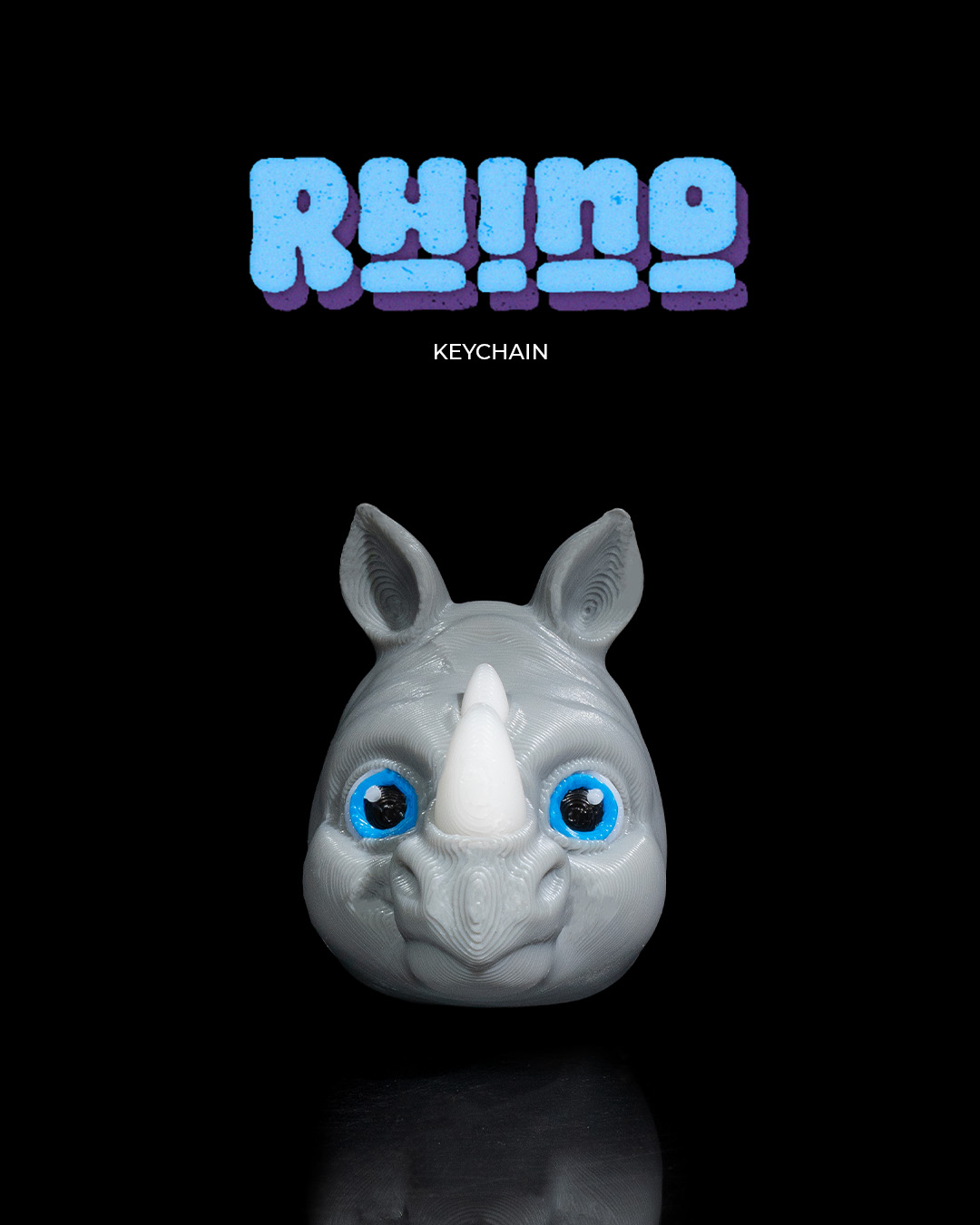Rhino Keychain