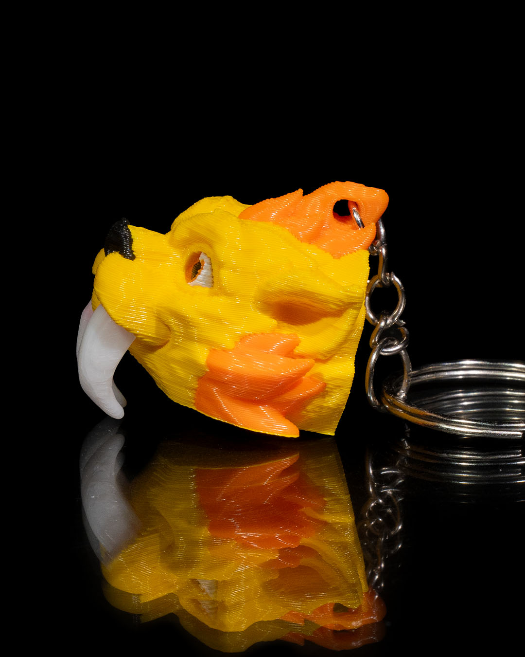 Saber Toothed Tiger Keychain