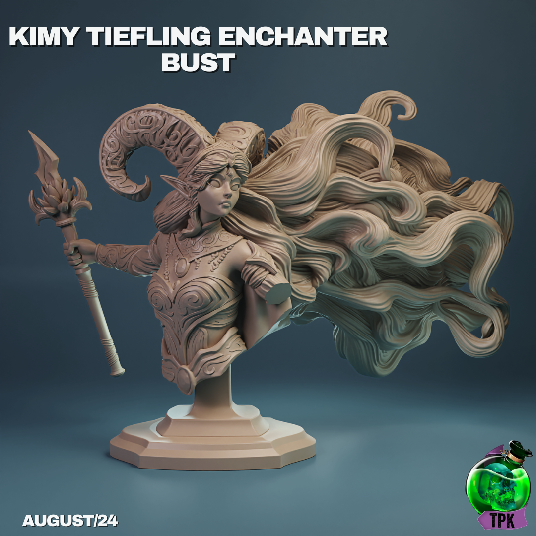 Kimy Tiefling Echantress Bust